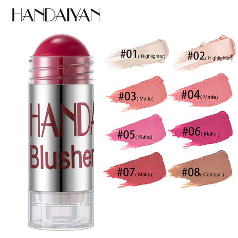 8 Colors Blush Stick Makeup Shimmer Contour