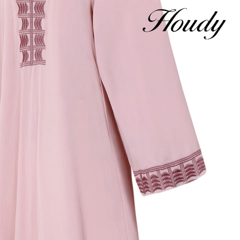 Pink kaftan long dress - Women Dress - Tonight Makeup