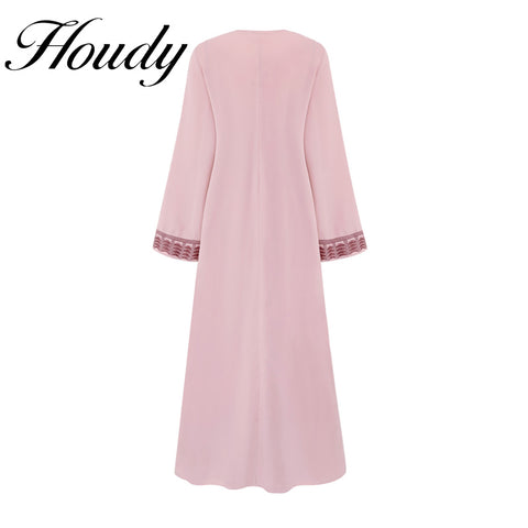 Pink kaftan long dress - Women Dress