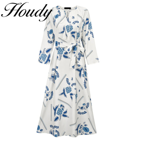 Bohemian Bow Decoration Long Dress