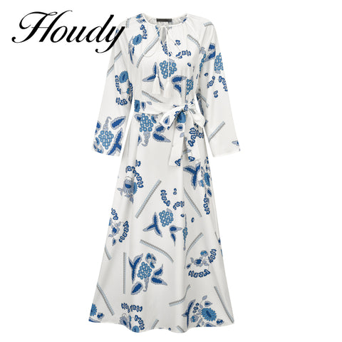 Bohemian Bow Decoration Long Dress
