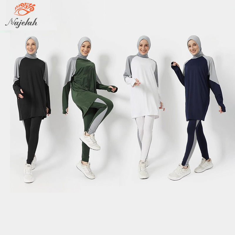3pcs Muslim women's sportswear - Tonight's Makeup