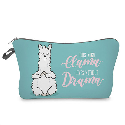 Llama Alpaca Cosmetic Bag - Tonight Makeup Store