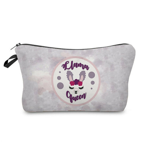 Llama Alpaca Cosmetic Bag