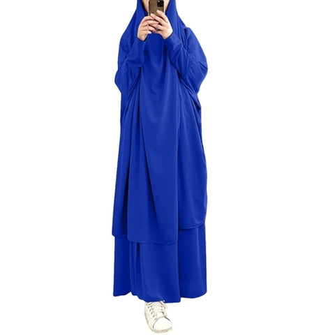 Etosell Women Hooded Muslim Hijab Dress Eid Prayer