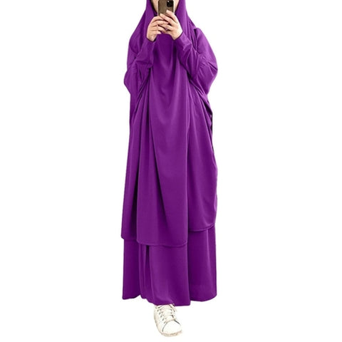 Etosell Women Hooded Muslim Hijab Dress Eid Prayer - Tonight Makeup Store