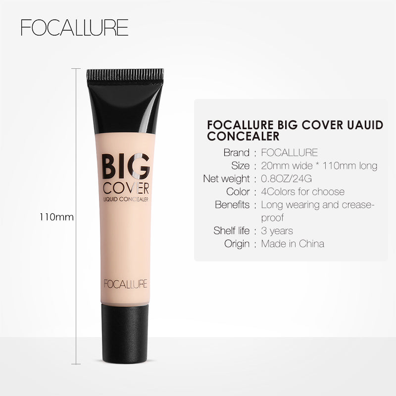 Focallure Cover Liquid Concealer - Tonight Makeup Store