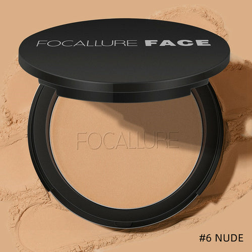 Focallure Pressed Powder Oil Control Natural Foundation - Tonight Makeup Store