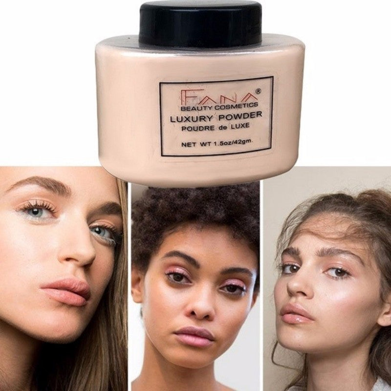 Lasting Invisible Pore Acne Banana Powder Brighten Oil Control Face - Tonight Makeup Store