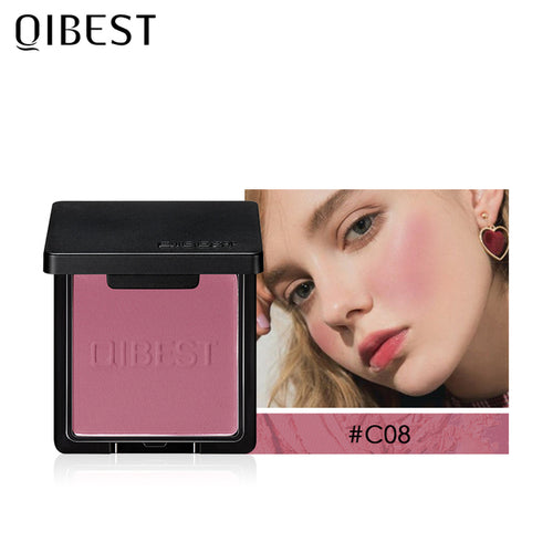 Qibest Blush Peach Pallete 8 Colors Face Mineral - Tonight Makeup