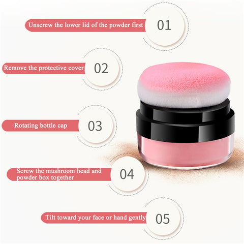 Soft Face Blusher Powder Cheek Nourishing Brightening Complexion Blush - Tonights Makeup