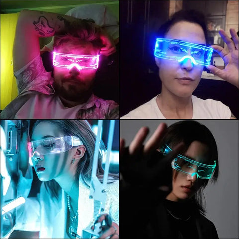 Creative Led Party Light Up Fashion Glasses